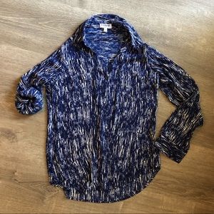 Express shear button up